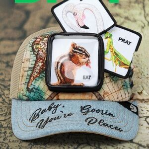 Goorin bros. SMILE INSURANCE trucker hat. NWT